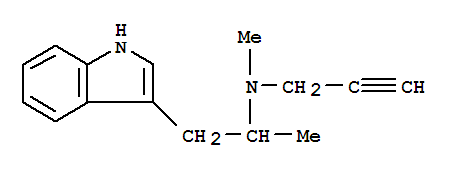 N-[1-(1H-吲哚-3-基)-2-丙基]-N-甲基-2-丙炔-1-胺