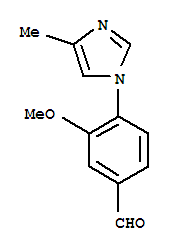 3-甲氧基-4-(4-甲基-1H-咪唑-1-基)苯甲醛