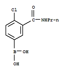 4-氯-3-(N-丙基甲酰氨)苯基硼酸