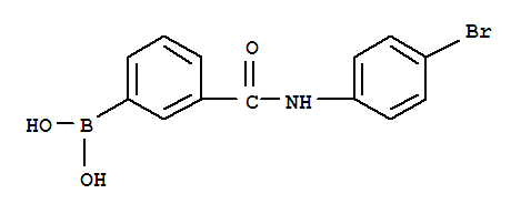 3-(4-溴苯基氨甲酰基)苯基硼酸