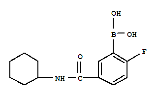 (5-(环己基氨基甲酰基)-2-氟苯基)硼酸