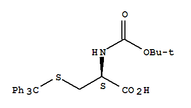 Boc-S-三苯甲基-D-半胱氨酸; N-叔丁氧羰基-S-三苯甲基-D-半胱氨酸