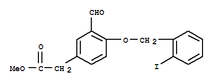 [3-烯醛-4-(2-碘苄氧基)苯基]乙酸甲酯