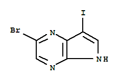 2-溴-7-碘-5H-吡咯并[2,3-B]吡嗪