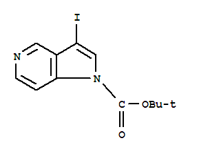 3-IODO-PYRROLO[3,2-C]PYRIDINE-1-CARBOXYLIC ACID TERT-BUTYL ESTER