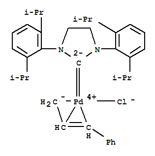 [1,3-双(2,6-二-异丙基苯基)-4,5-二氢咪唑-2-亚基]氯][3-苯基烯丙基]钯(II)
