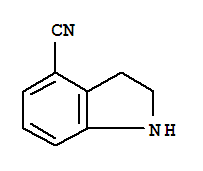 2,3-二氢-1H-吲哚-4-甲腈