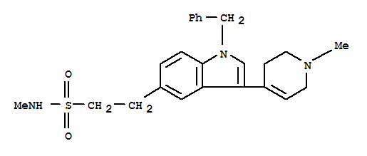 2-[1-苄基-3-(1-甲基-1,2,3,6-四氢-4-吡啶基)-1H-吲哚-5-基]-N-甲基乙烷磺酰胺