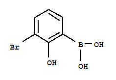 3-溴-2-羟基苯硼酸