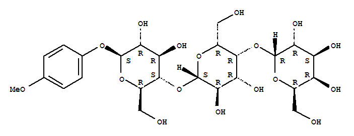4-甲氧苯基 O-(α-D-半乳糖基)-(1-4)-O-(β-D-半乳糖基)-(1-4)-β-D-喃葡萄糖
