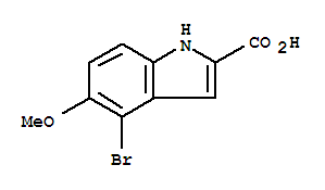 4-溴-5-甲氧基吲哚-2-羧酸