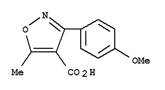 3-(4-甲氧基苯基)-5-甲基-4-异恶唑羧酸