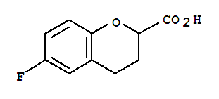 6-氟色满-2-羧酸; 6-氟-3,4-二氢苯并吡喃-2-羧酸
