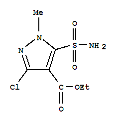 3-氯-5-氨基磺酰基-1-甲基吡唑-4-甲酸乙酯