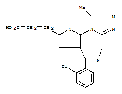 4-(2-氯苯基)-9-甲基-6H-噻吩并[3,2-f][1,2,4]三唑并[4,3-a][1,4]二氮杂卓-2-丙酸
