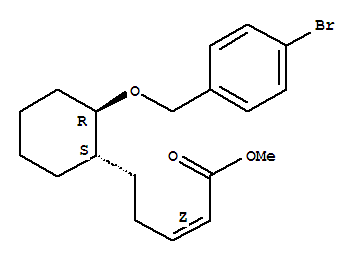 甲基 (2Z)-5-{(1R,2S)-2-[(4-溴苯甲基)氧代]环己基}戊-2-烯酸酯