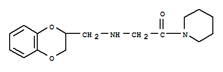 N-(2,3-二氢-1,4-苯并二噁英-2-基甲基)-2-羰基-2-哌啶-1-基乙胺