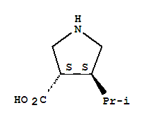 (3S,4S)-4-异丙基吡咯烷-3-羧酸