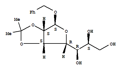 苄基2,3-O-异亚丙基-L-甘油基-Α-D-吡喃甘露庚呋喃糖苷
