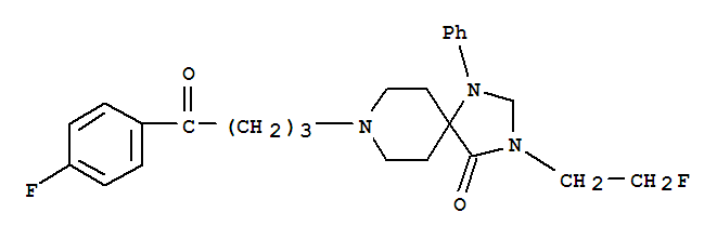 3-(2-氟乙基)-8-[4-(4-氟苯基)-4-氧代丁基]-1-苯基-1,3,8-三氮杂螺[4.5]癸烷-4-酮