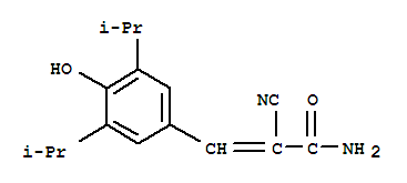 2-氰基-3-(4-羟基-3,5-二异丙基苯基)丙烯酰胺