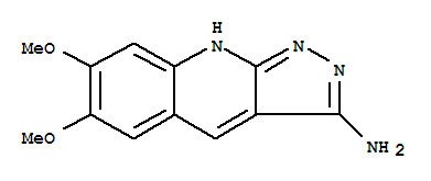 6,7-二甲氧基-2H-吡唑并[5,4-b]喹啉-3-胺