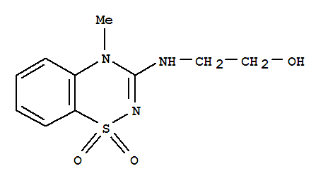 2-[(4-甲基-1,1-二氧代-4H-1,2,4-苯并噻二嗪-3-基)氨基]乙醇