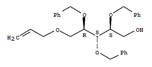5-O-烯丙基-2,3,4-三-O-苄基-D-核糖醇