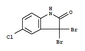 3,3-二溴-5-氯-1,3-二氢吲哚-2-酮