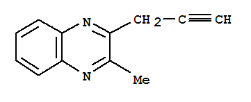 喹喔啉,  2-甲基-3-(2-炔丙基<丙炔基>)- (9CI)