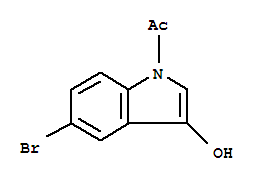 1-乙酰基-5-溴-3-羟基吲哚