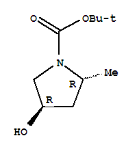 (2R,4R)-N-Boc-4-羟基-2-甲基吡咯烷; (2R,4R)-4-羟基-2-甲基吡咯烷-1-甲酸叔丁酯
