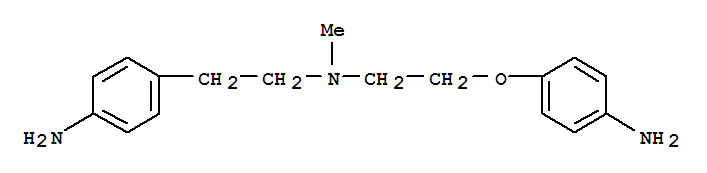 N-甲基-N-(4-氨基苯氧乙基)-4-氨基苯乙胺