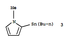 N -甲基- 2 -（三正丁基锡）-的1H -吡咯