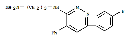 N'-[6-(4-氟苯基)-4-苯基哒嗪-3-基]-N,N-二甲基丙烷-1,3-二胺