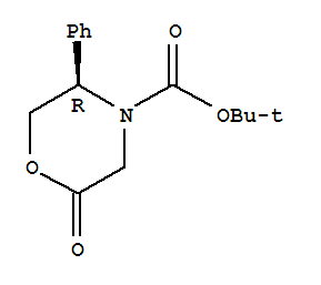 (5R)-N-叔丁氧羰基-3,4,5,6-四氢-5-苯基-4(H)-1,4-恶唑-3-酮