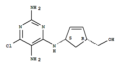 {(1S,4R)-4-[(2,5-二氨基-6-氯-4-嘧啶基)氨基]-2-环戊烯-1-基}甲醇