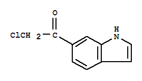 乙酮,  2-氯-1-(1H-吲哚-6-基)-
