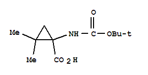 2,2-二甲基-1-({[(2-甲基-2-丙基)氧基]羰基}氨基)环丙烷羧酸