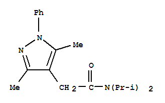 2-(3,5-二甲基-1-苯基吡唑-4-基)-N,N-二(丙-2-基)乙酰胺