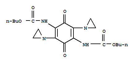 丁基N-[2,5-二(氮丙啶-1-基)-4-(丁氧羰基氨基)-3,6-二氧代-1-环己-1,4-二烯基]氨基甲酸酯