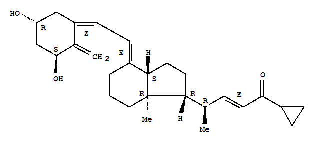 Calcipotriol EP Impurity A/(1α,3β,5Z,7E,22E)-24-Cyclopropyl-1,3-dihydroxy-9,10-Secochola-5,7,10(19),22-tetraen-24-one