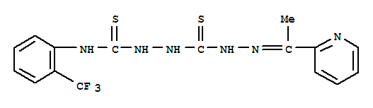 2-({(2E)-2-[1-(吡啶-2-基)亚乙基]肼基}甲硫杂酰)-N-[2-(三氟甲基)苯基]肼甲硫代酰胺