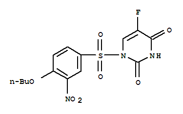 1-(4-丁氧基-3-硝基苯基)磺酰基-5-氟嘧啶-2,4-二酮