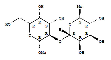 (2S,3R,4R,5R,6S)-2-[(2R,3R,4S,5R,6R)-4,5-二羟基-6-(羟基甲基)-2-甲氧基四氢吡喃-3-基]氧基-6-甲基四氢吡喃-3,4,5-三醇