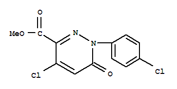 4-氯-1-(4-氯苯基)-6-氧代-1,6-二氢-3-吡嗪羧酸甲酯