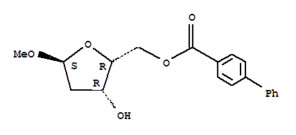 甲基2-脱氧-5-O-（4-苯基苯甲酰基)-Alpha-D-苏型-呋喃戊糖苷