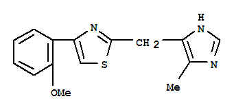 4-(2-甲氧苯基)-2-(4(5)-甲基-5(4)-咪唑基甲基)噻唑