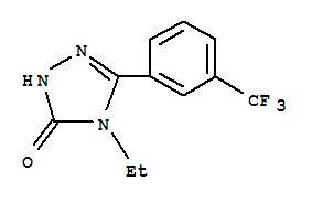 4-乙基-5-[3-(三氟甲基)苯基]-2,4-二氢-3H-1,2,4-三唑-3-酮