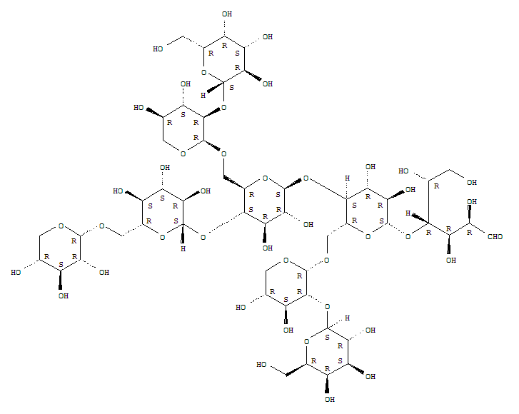 九糖 Glc<sub>4</sub>Xyl<sub>3</sub>Gal<sub>2</sub>